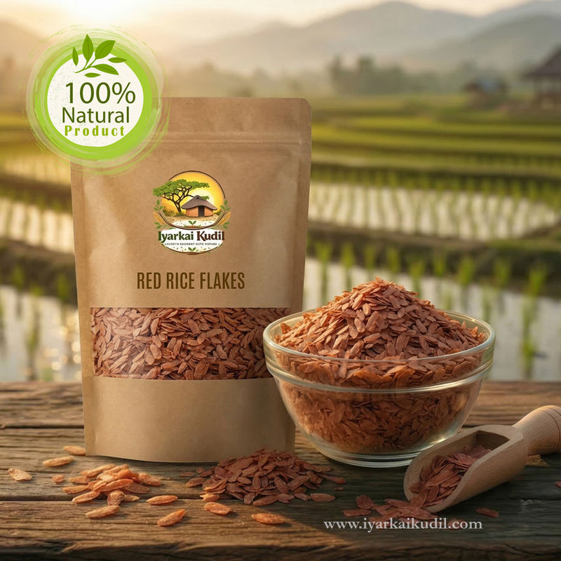 Red Rice Flakes - சிகப்பு அரிசி அவுல்