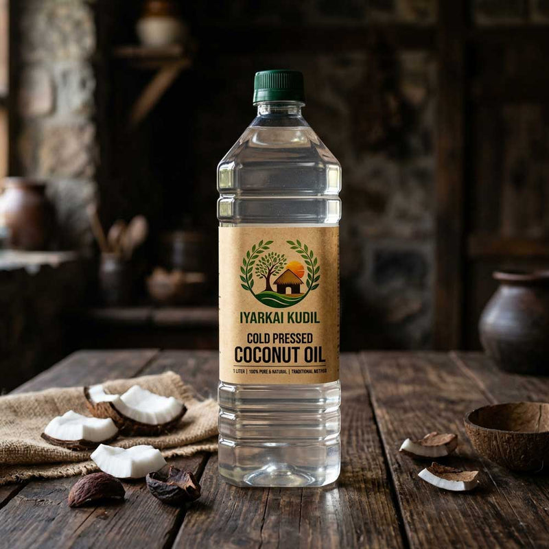Cold Pressed Coconut Oil - மர செக்குதேங்காய் எண்ணெய்