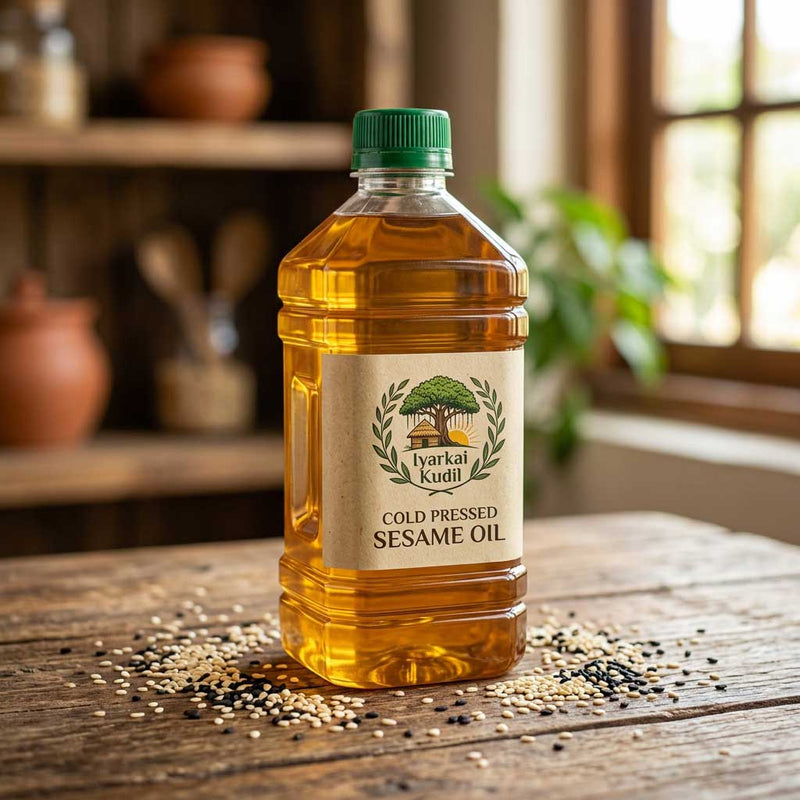 Cold Pressed Sesame Oil  - மர செக்கு நல்லெண்ணெய்