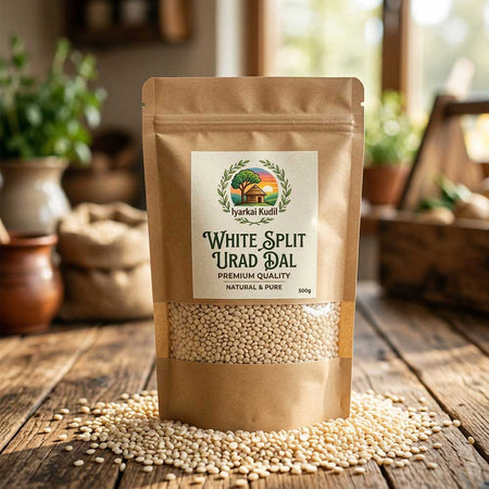 White Split Urad Dal - வெள்ளை தாளிப்பு உளுந்து